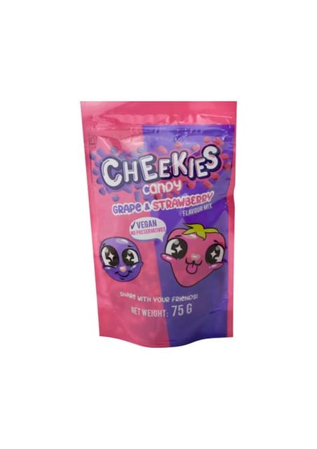 Cheekies Grape and Strawberry 75g (Datotilbud)