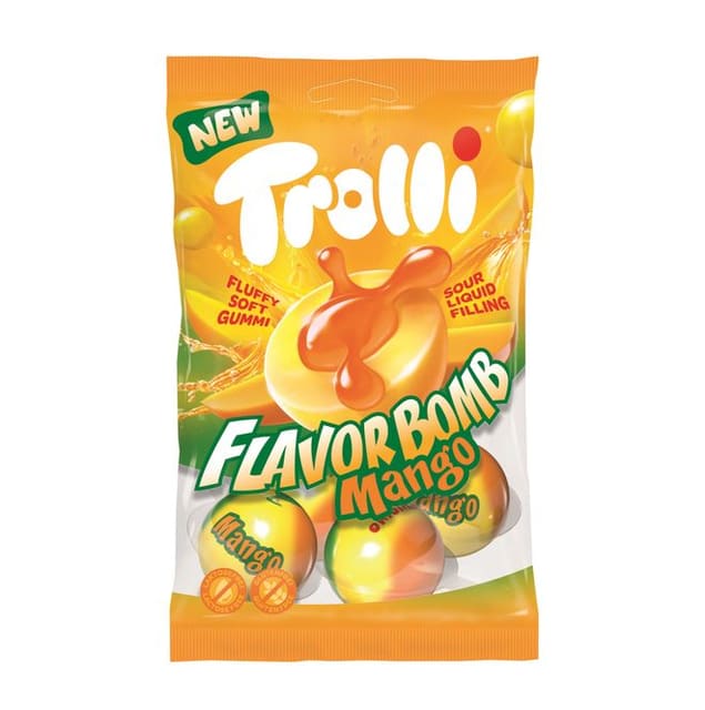 Trolli Flavorbomb Mango 75g (Datotilbud)
