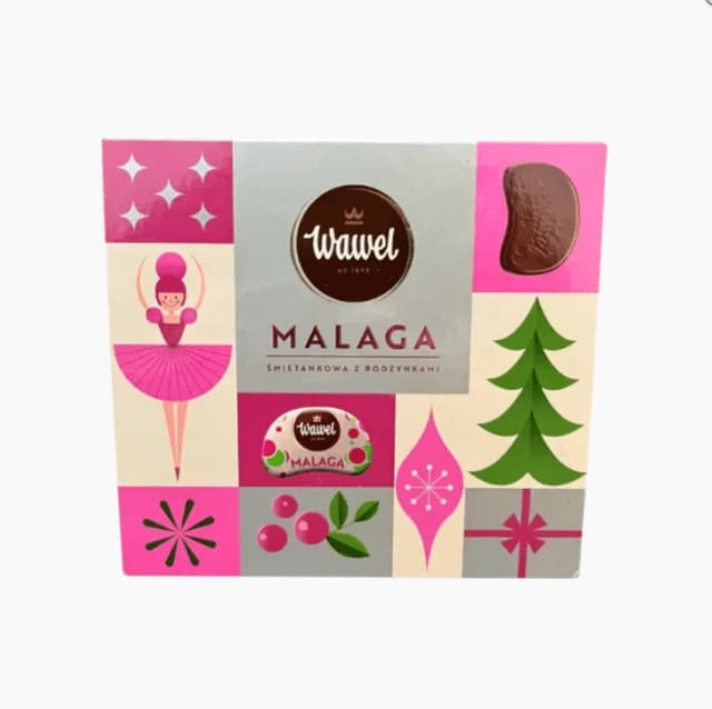 Wawel Malaga Konfekt Eske 160g (Datotilbud)