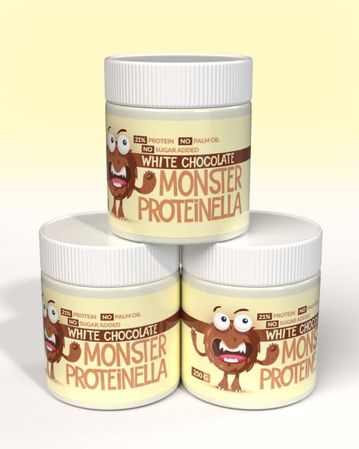 Monster Proteinella – White Chocolate 250g -TREPAKNING!