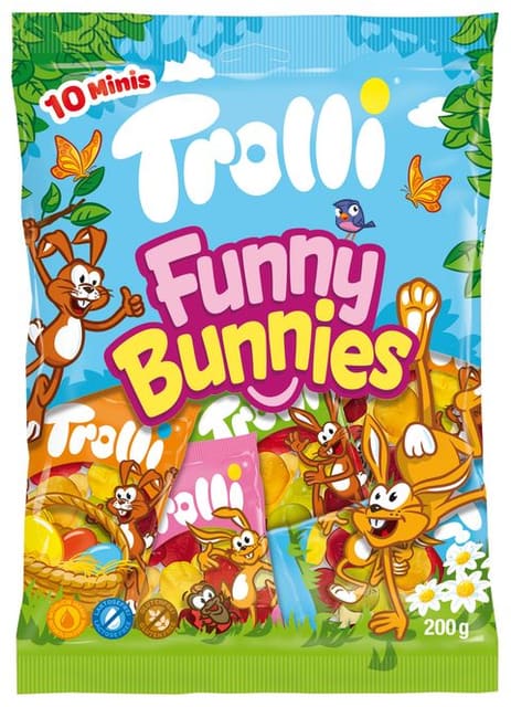 Trolli Funny Bunnies 200g (Datotilbud)