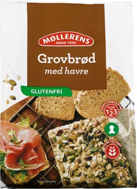 Grovbrød Mix m/Havre Gl.Fri 424g Møllerens
