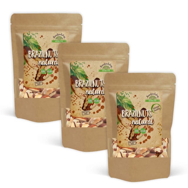 Paranøtter Premium RAW 1kg x 3 pakker
