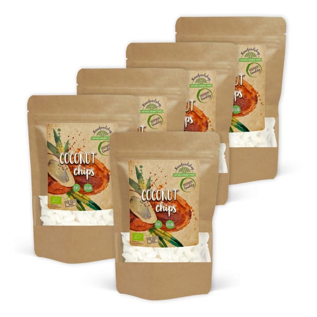 Kokosnøtt Chips Premium ØKO 200g x 5 pakker