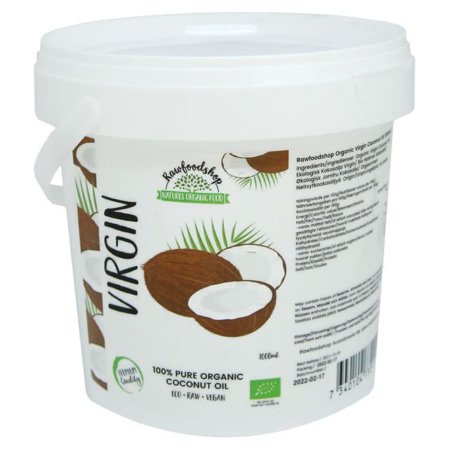 Kokosolje Virgin RAW ØKO 1000ml
