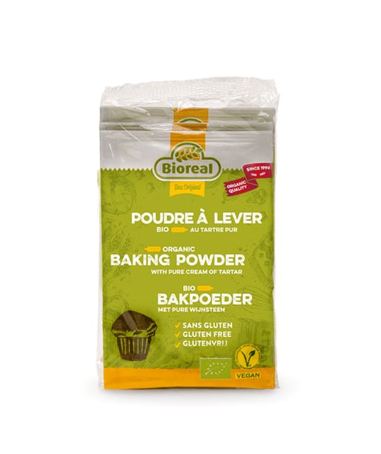 Bakepulver3x15 g, økologisk, Bioreal