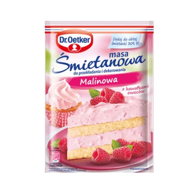 Dr. Oetker Cream Mix Raspberry 86g (Datotilbud)