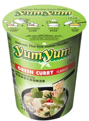 Yum Yum Cup Green Curry 70g