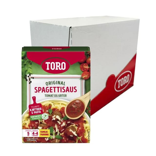 Spagettisaus Familiepakning (6 x 212 g)