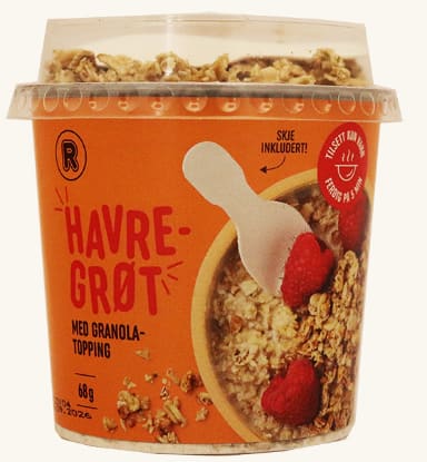 Havregrøt m/Granolatopping 68g
