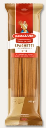 PastaZara Spaghetti Fullkorn 500g