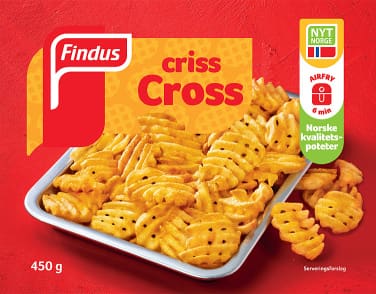 Criss Cross Fries 450g Findus Farm