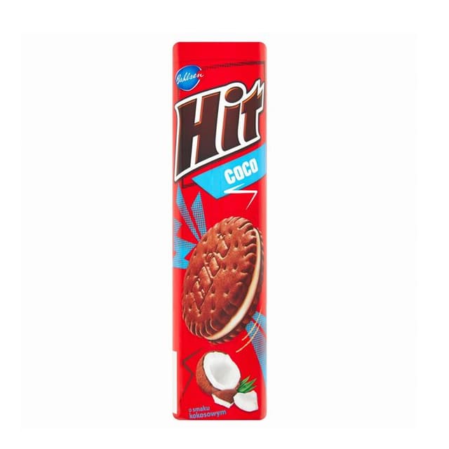 Hit Coconut Chocolate Biscuits 220g (Datotilbud)
