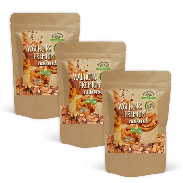 Valnøtter Premium RAW 750g x 3 pakker