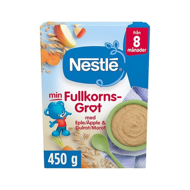 Fullkornsgrøt - Eple og Gulrot