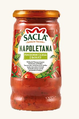 Pastasaus Sugo Cherrytomater & Basilikum 350g