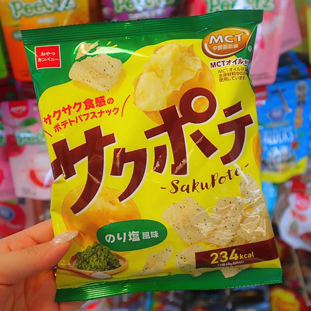 Potate Snack Saku-Pote Nori Shio 48g (Oyatsu Company)