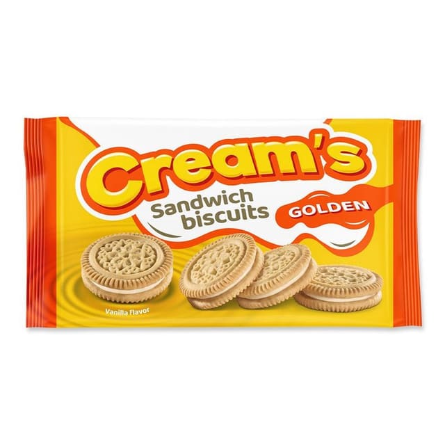 Cream`s Sandwich biscuits - Golden 230g | Vanlijekjeks | Northy