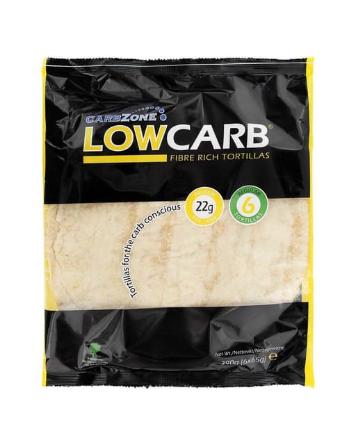 CarbZone Lavkarbo Tortillas Large 6x65g