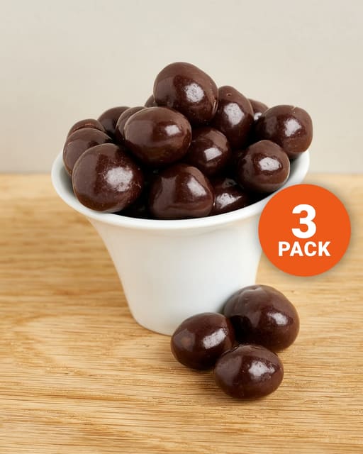 SunnRask Macadamianøtter i Mørk Sjokolade 100g (3-pack)