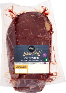 Oksestek Surret Benfri Ca1,4kg Folkets