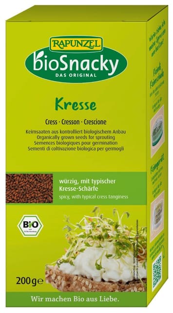 Spirefrøkarse, 200 g, økologisk, bioSnacky