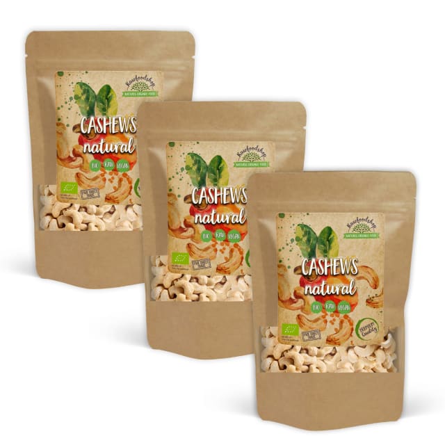 Cashewnøtter Premium RAW ØKO 500g x 3 pakker