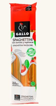 Gallo Spaghettini Tricolore 450g