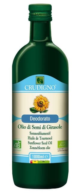 Solsikkeolje1 l, økologisk, Crudigno