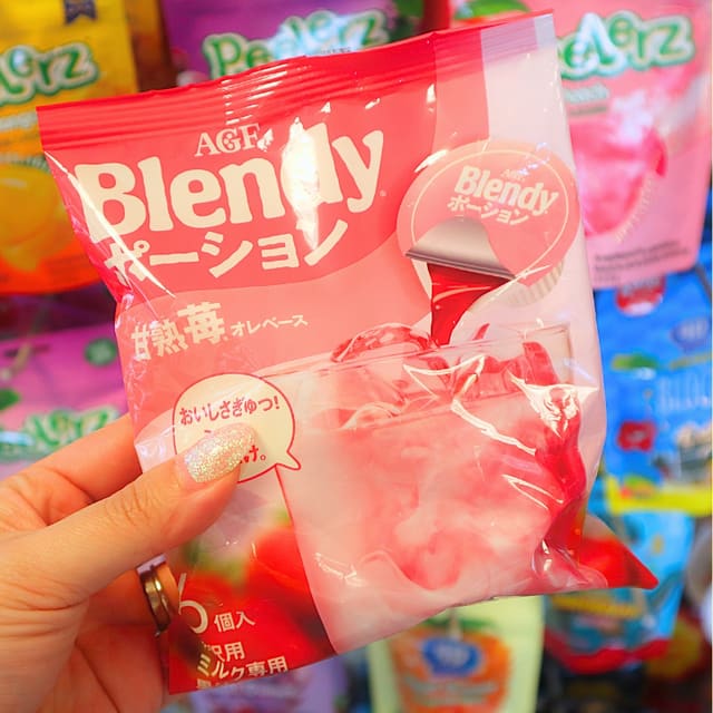 Strawberry Latte Base Portion 6pcs 120g (BLENDY)