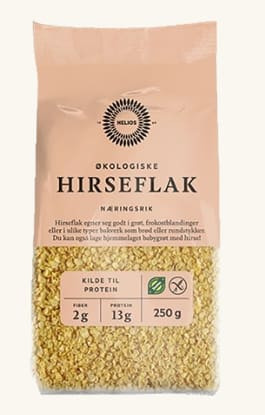 Økologiske Hirseflak Helios 250g