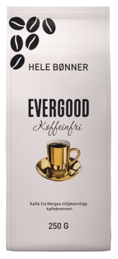 Evergood Koffeinfri Hele Bønner 250g