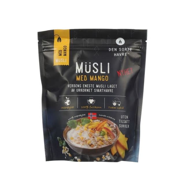 Müsli med mango (i pose)