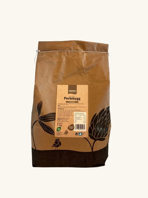 Perlebygg 5 kg økologisk, Manna