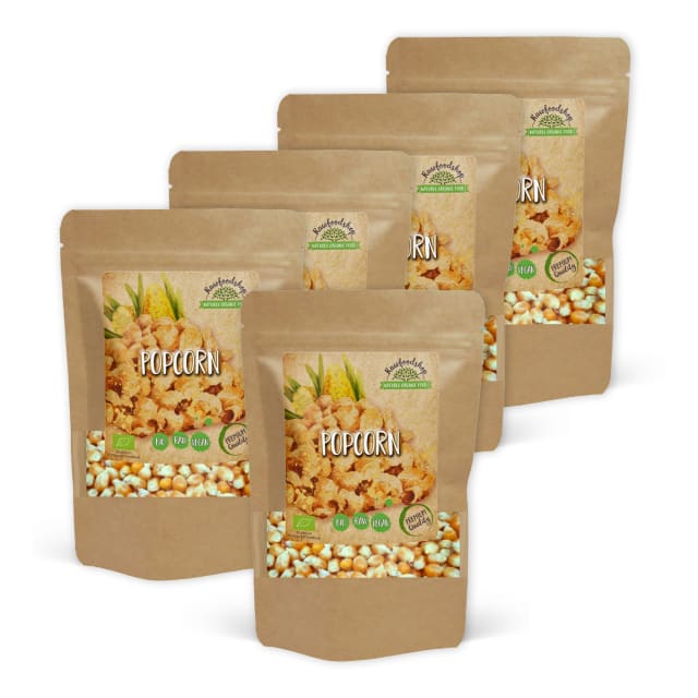 Popcorn ØKO 1kg x 5 pakker