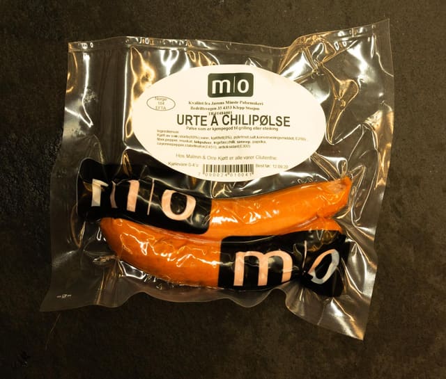 Urte og Chilipølse MO 2pk