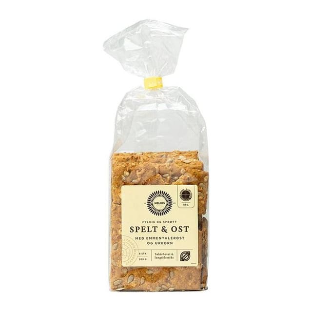 Knekkebrød med Spelt og Ost