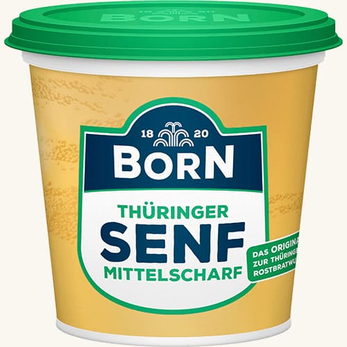 Middelsterk sennep, 200 ml