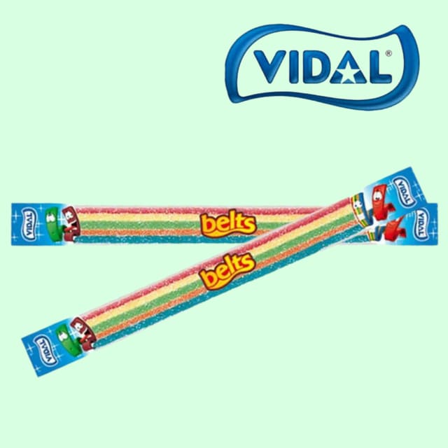 Sour Belts Rainbow 9g (VIDAL)