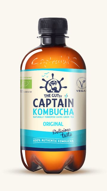 Original400 ml, økologisk, Captain Kombucha