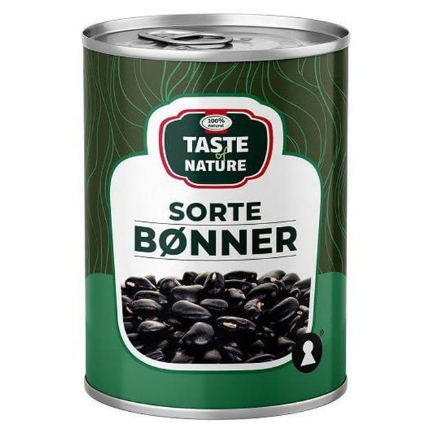 Taste of Nature svarte bønner 400g