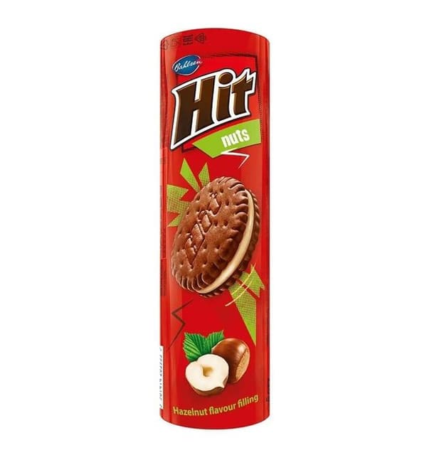 Hit Nut Sandwich Biscuits 220g (Datotilbud)