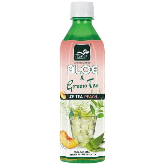 Tropical Aloe Green Tea Peach 500ml
