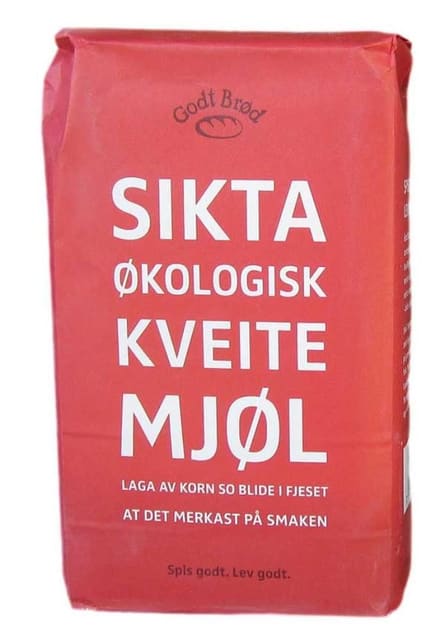 Hvetemelsiktet, 1 kg, økologisk, Godt Brød