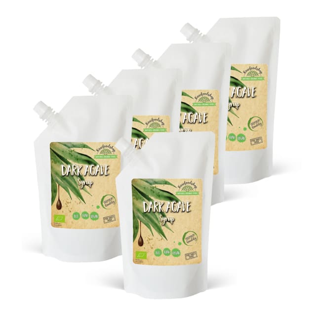 Agavesirup Mørk ØKO 500ml x 5 pakker