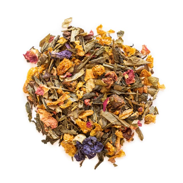økologisk Peach & Berries 100g løsvekt