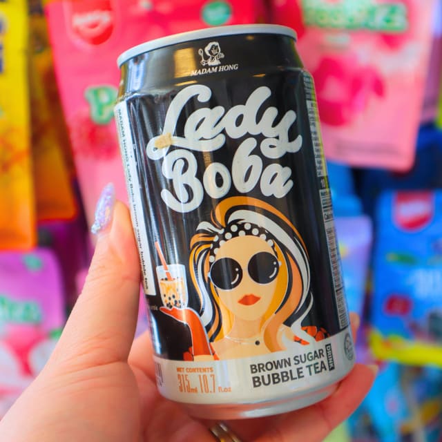 Lady Boba Bubble Tea Brown Sugar 315ml (MADAM HONG) HALAL