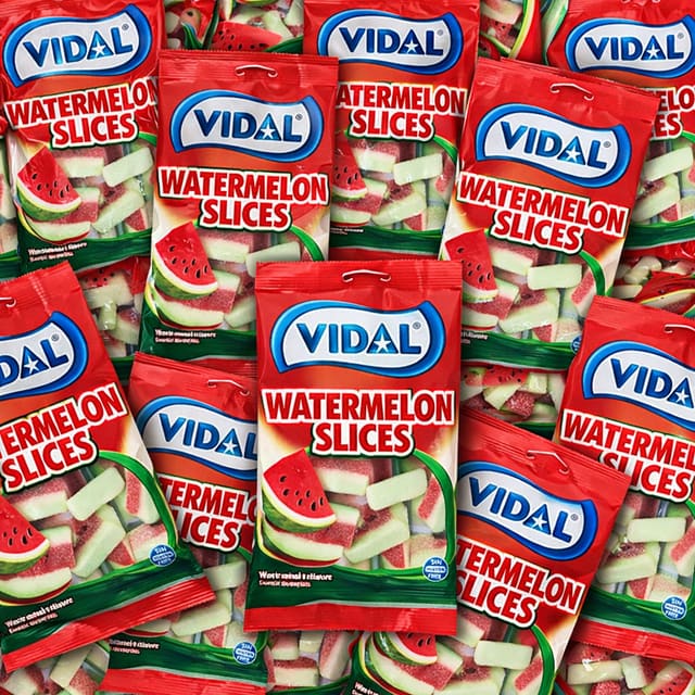 Vidal Vannmelon Biter 14x90g Storpakk