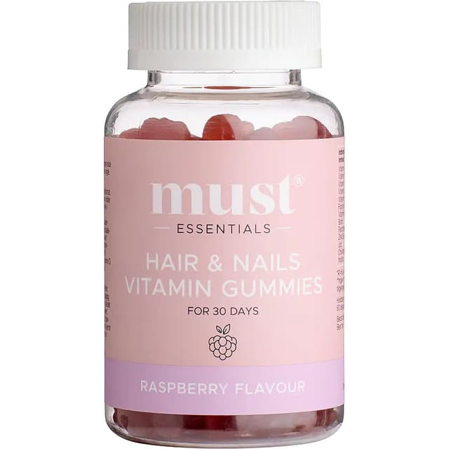 Must Vitamin Hair & Nails 180g | 60 vingummier