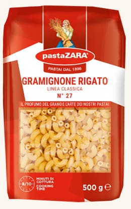 PastaZara Gramignone Rigato 500g